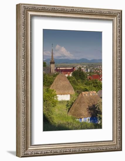 Romania, Maramures Region, Baia Mare, Maramures-Style Wooden Church-Walter Bibikow-Framed Photographic Print