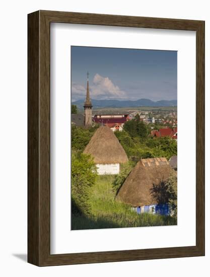 Romania, Maramures Region, Baia Mare, Maramures-Style Wooden Church-Walter Bibikow-Framed Photographic Print