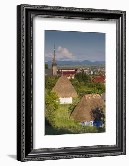 Romania, Maramures Region, Baia Mare, Maramures-Style Wooden Church-Walter Bibikow-Framed Photographic Print