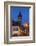 Romania, Maramures Region, Baia Mare, Piata Libertatii Square at Dusk-Walter Bibikow-Framed Photographic Print