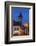 Romania, Maramures Region, Baia Mare, Piata Libertatii Square at Dusk-Walter Bibikow-Framed Photographic Print