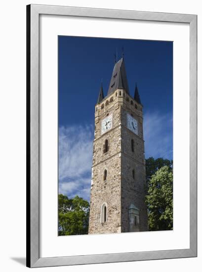 Romania, Maramures Region, Baia Mare, St. Stephan's Tower-Walter Bibikow-Framed Photographic Print