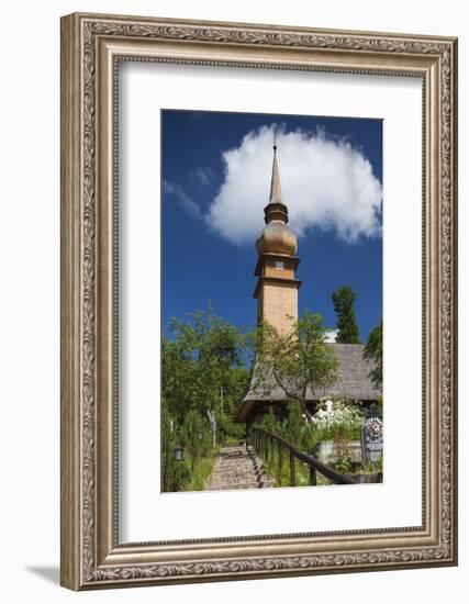Romania, Maramures Region, Laschia, Wooden Village Church-Walter Bibikow-Framed Photographic Print
