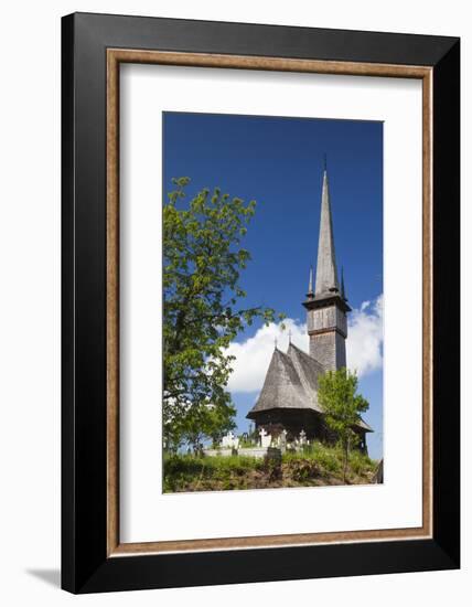 Romania, Maramures Region, Plopis, Greco-Catholic Wooden Church-Walter Bibikow-Framed Photographic Print