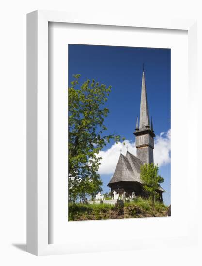 Romania, Maramures Region, Plopis, Greco-Catholic Wooden Church-Walter Bibikow-Framed Photographic Print