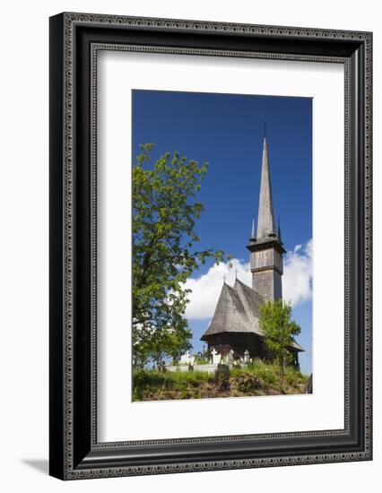 Romania, Maramures Region, Plopis, Greco-Catholic Wooden Church-Walter Bibikow-Framed Photographic Print