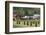 Romania, Maramures Region, Rona de Jos, Village View with Haystacks-Walter Bibikow-Framed Photographic Print