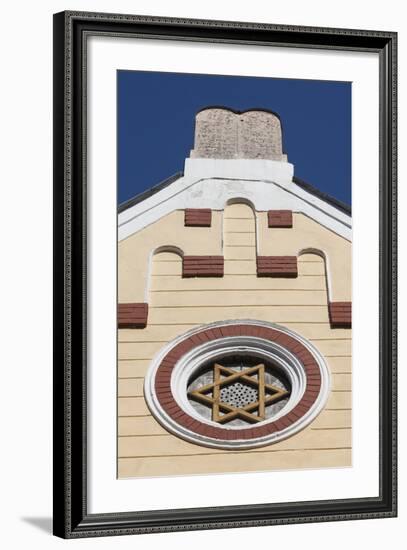 Romania, Maramures Region, Sighetu Marmatei, Sephardic Synagogue-Walter Bibikow-Framed Photographic Print