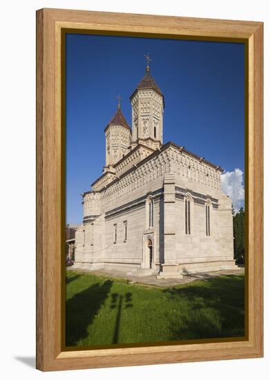 Romania, Moldavia, Iasi, Church of the Three Hierarchs-Walter Bibikow-Framed Premier Image Canvas