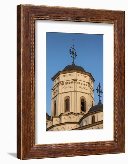 Romania, Moldavia, Iasi, Golia Monastery, Exterior, Sunset-Walter Bibikow-Framed Photographic Print