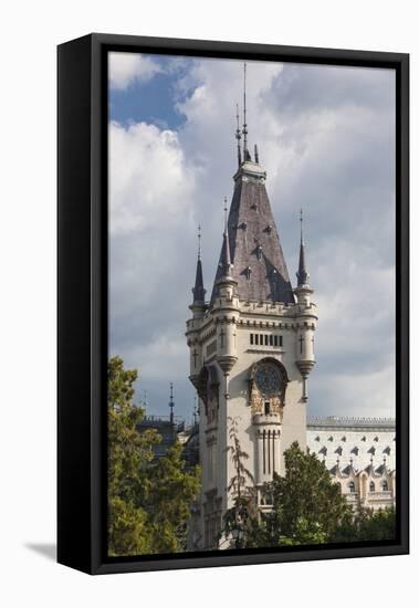 Romania, Moldavia, Iasi, Palace of Culture, Daytime-Walter Bibikow-Framed Premier Image Canvas