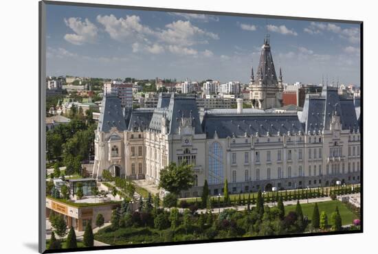 Romania, Moldavia, Iasi, Palace of Culture, Elevated View-Walter Bibikow-Mounted Photographic Print