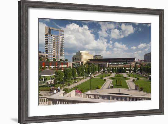 Romania, Moldavia, Iasi, Palas Mall by the Palace of Culture-Walter Bibikow-Framed Photographic Print