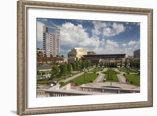 Romania, Moldavia, Iasi, Palas Mall by the Palace of Culture-Walter Bibikow-Framed Photographic Print