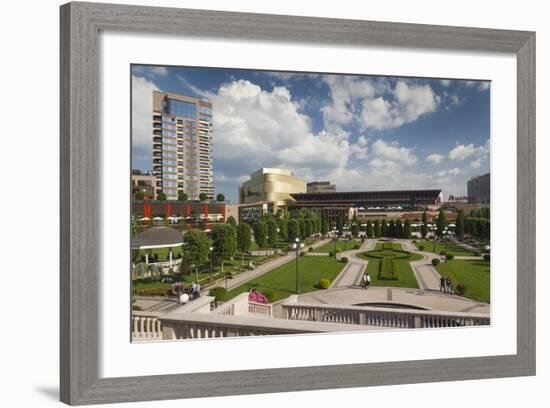 Romania, Moldavia, Iasi, Palas Mall by the Palace of Culture-Walter Bibikow-Framed Photographic Print