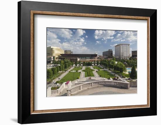 Romania, Moldavia, Iasi, Palas Mall by the Palace of Culture-Walter Bibikow-Framed Photographic Print