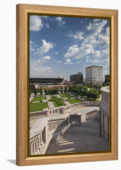 Romania, Moldavia, Iasi, Palas Mall by the Palace of Culture-Walter Bibikow-Framed Premier Image Canvas