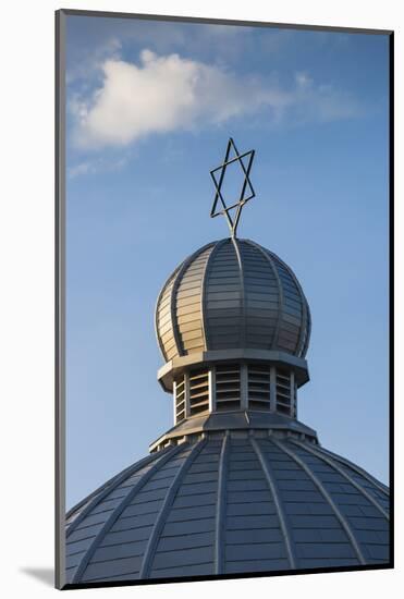 Romania, Moldavia, Iasi, the Great Synagogue, Dome with Star of David-Walter Bibikow-Mounted Photographic Print