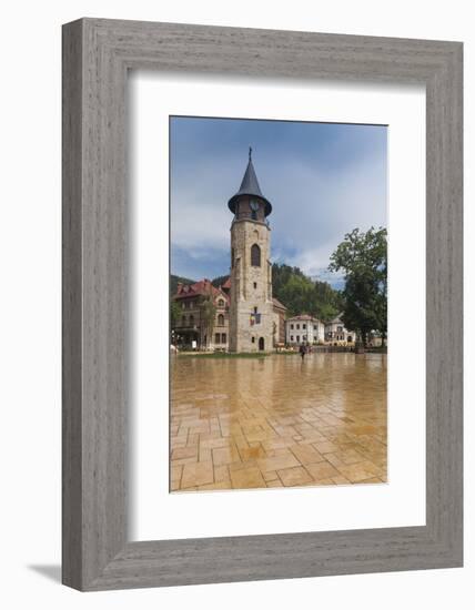 Romania, Moldavia, Piata Stefan Cel Mare Square, St. John's Church-Walter Bibikow-Framed Photographic Print