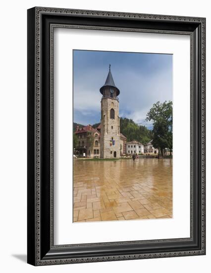 Romania, Moldavia, Piata Stefan Cel Mare Square, St. John's Church-Walter Bibikow-Framed Photographic Print