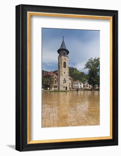 Romania, Moldavia, Piata Stefan Cel Mare Square, St. John's Church-Walter Bibikow-Framed Photographic Print