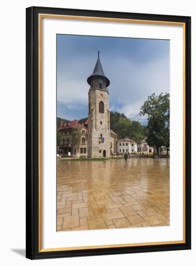 Romania, Moldavia, Piata Stefan Cel Mare Square, St. John's Church-Walter Bibikow-Framed Photographic Print