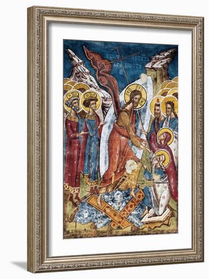Romania, Moldovita Monastery, Transfiguration Painted in 1537-null-Framed Giclee Print