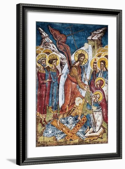 Romania, Moldovita Monastery, Transfiguration Painted in 1537-null-Framed Giclee Print