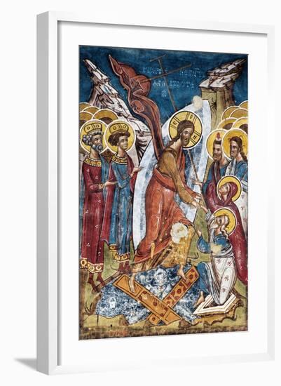 Romania, Moldovita Monastery, Transfiguration Painted in 1537-null-Framed Giclee Print