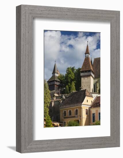 Romania, Transylvania, Biertan, 15th Century Fortified Saxon Church-Walter Bibikow-Framed Photographic Print