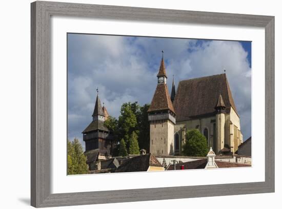 Romania, Transylvania, Biertan, 15th Century Fortified Saxon Church-Walter Bibikow-Framed Photographic Print