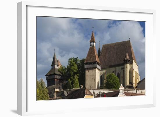 Romania, Transylvania, Biertan, 15th Century Fortified Saxon Church-Walter Bibikow-Framed Photographic Print