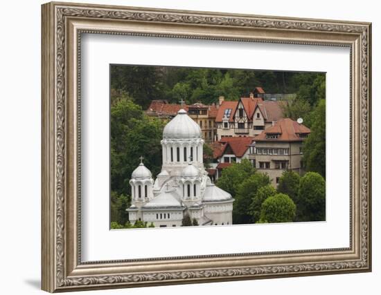 Romania, Transylvania, Brasov, Buna Vestire Orthodox Church-Walter Bibikow-Framed Photographic Print