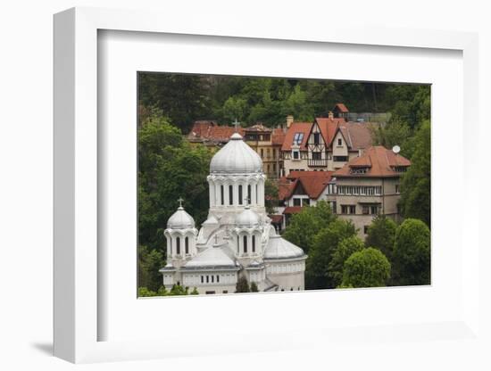 Romania, Transylvania, Brasov, Buna Vestire Orthodox Church-Walter Bibikow-Framed Photographic Print
