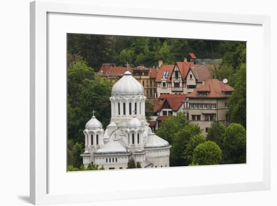 Romania, Transylvania, Brasov, Buna Vestire Orthodox Church-Walter Bibikow-Framed Photographic Print