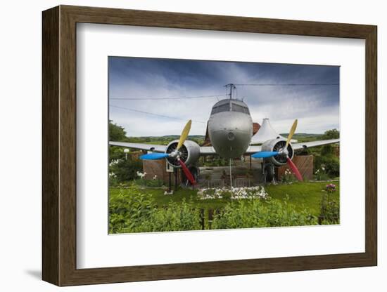 Romania, Transylvania, Faget, Russian Built Lisunov Li-2 Aircraft-Walter Bibikow-Framed Photographic Print