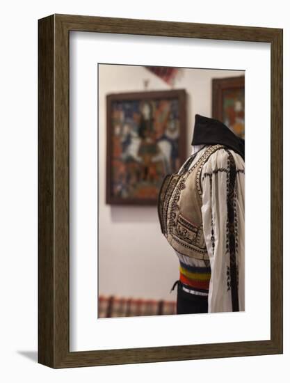 Romania, Transylvania, Sibiel, Romanian Peasant Costume-Walter Bibikow-Framed Photographic Print