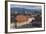 Romania, Transylvania, Sibiu, Piata Mare Square, Elevated View-Walter Bibikow-Framed Photographic Print