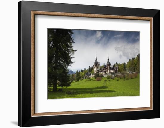 Romania, Transylvania, Sinaia, Peles Castle, Built 1875-1914-Walter Bibikow-Framed Photographic Print