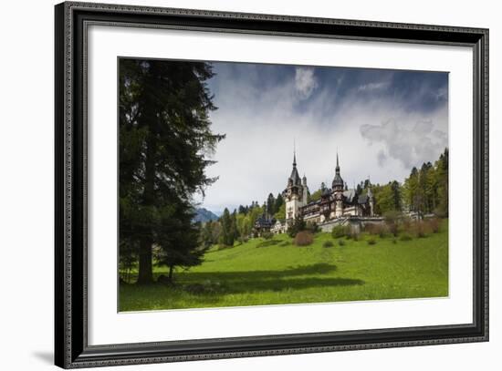 Romania, Transylvania, Sinaia, Peles Castle, Built 1875-1914-Walter Bibikow-Framed Photographic Print