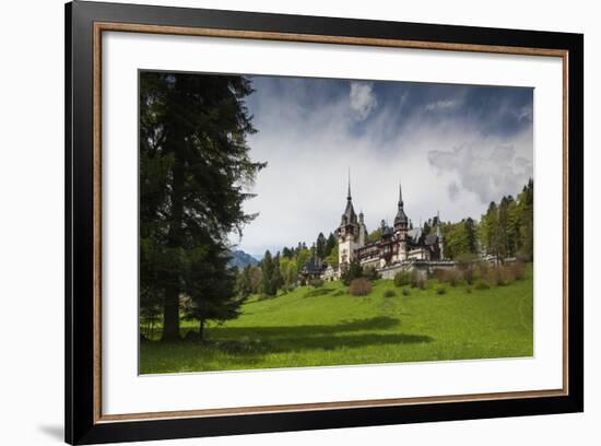 Romania, Transylvania, Sinaia, Peles Castle, Built 1875-1914-Walter Bibikow-Framed Photographic Print