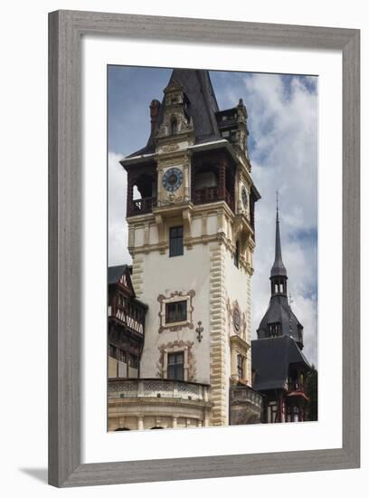 Romania, Transylvania, Sinaia, Peles Castle, Built 1875-1914-Walter Bibikow-Framed Photographic Print