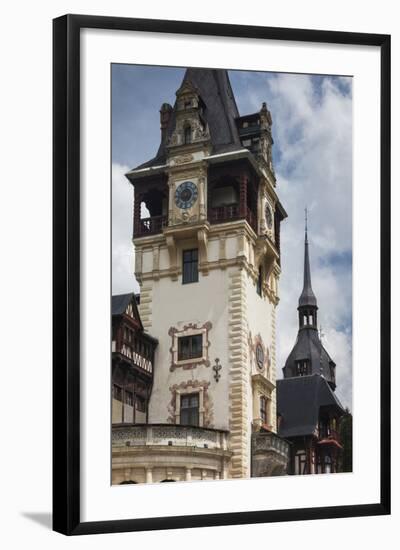 Romania, Transylvania, Sinaia, Peles Castle, Built 1875-1914-Walter Bibikow-Framed Photographic Print