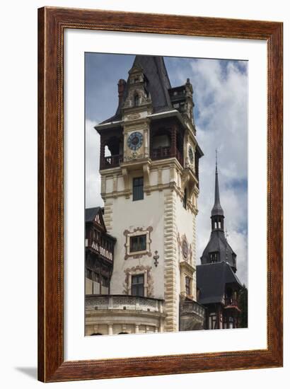 Romania, Transylvania, Sinaia, Peles Castle, Built 1875-1914-Walter Bibikow-Framed Photographic Print