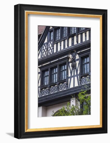 Romania, Transylvania, Sinaia, Peles Castle, Palace Buildings-Walter Bibikow-Framed Photographic Print