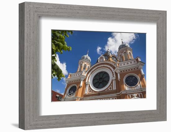 Romania, Transylvania, Targu Mures, Synagogue-Walter Bibikow-Framed Photographic Print