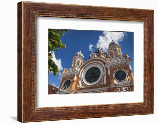 Romania, Transylvania, Targu Mures, Synagogue-Walter Bibikow-Framed Photographic Print