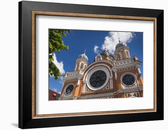 Romania, Transylvania, Targu Mures, Synagogue-Walter Bibikow-Framed Photographic Print