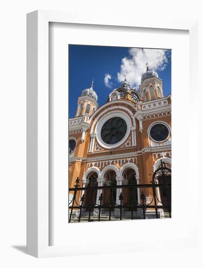 Romania, Transylvania, Targu Mures, Synagogue-Walter Bibikow-Framed Photographic Print