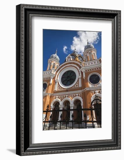 Romania, Transylvania, Targu Mures, Synagogue-Walter Bibikow-Framed Photographic Print